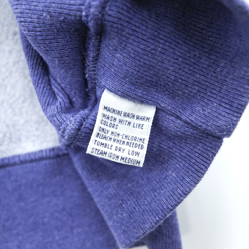 Polo Ralph Lauren 90年代 ヴィンテージ 前V スウェット トレーナー XL ブルー 裏起毛 ポニー刺繍