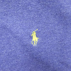 Polo Ralph Lauren 90年代 ヴィンテージ 前V スウェット トレーナー XL ブルー 裏起毛 ポニー刺繍