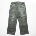 Dickies ダック地 ペインターパンツ L カーキ グリーン キャンバス 1939RMS