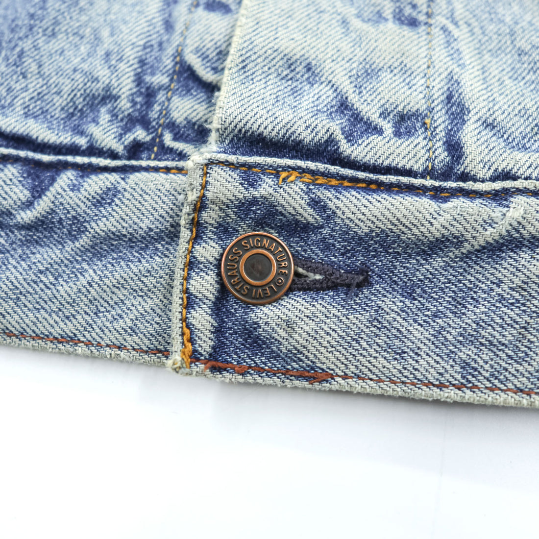 Levi Strauss Signature 00年代 デニムトラッカージャケット Gジャン M インディゴ ブルー 909004513