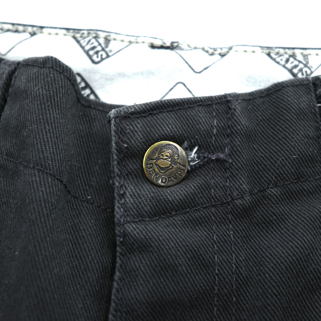 BEN DAVIS ゴリラカット GORILLA CUT 674 ワイド ワークパンツ L ブラック A11261
