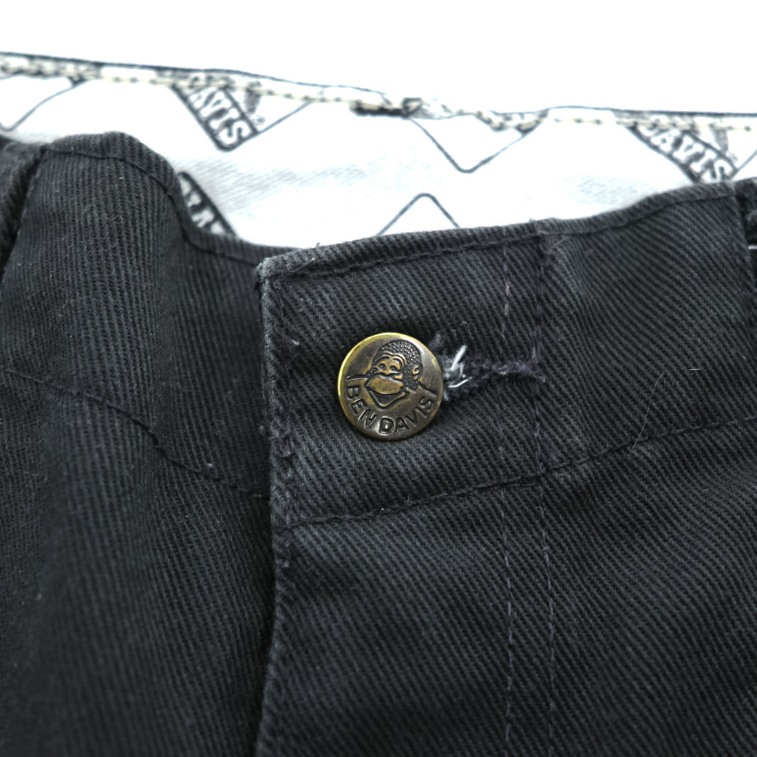 BEN DAVIS ゴリラカット GORILLA CUT 674 ワイド ワークパンツ L ブラック A11261
