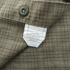 Patagonia オーガニックコットン 長袖チェックシャツ XL グリーン ダブルポケット ルーマニア製 ORGANIC COTTON