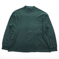 Polo Ralph Lauren 90年代 ヴィンテージ ピマコットン モックネック 長袖Tシャツ ダークグリーン POLO GOLF