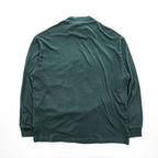 Polo Ralph Lauren 90年代 ヴィンテージ ピマコットン モックネック 長袖Tシャツ ダークグリーン POLO GOLF