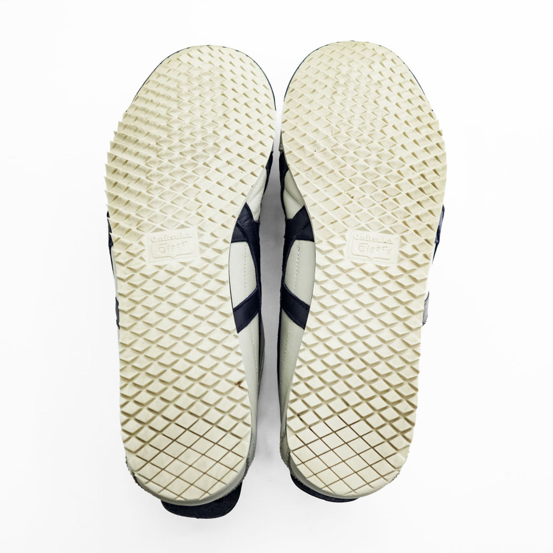 Onitsuka Tiger メキシコ66 MEXICO 66 SD レザースニーカー 27cm クリーム ネイビー 1183A872