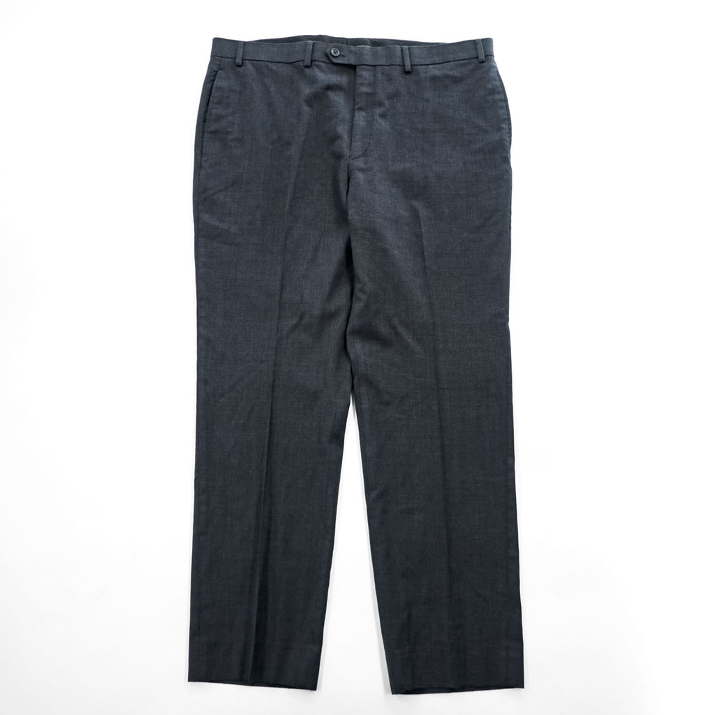 LAUREN RALPH LAUREN High Performance Wool Dress Pants Charcoal Gray 38W/32L Made in India