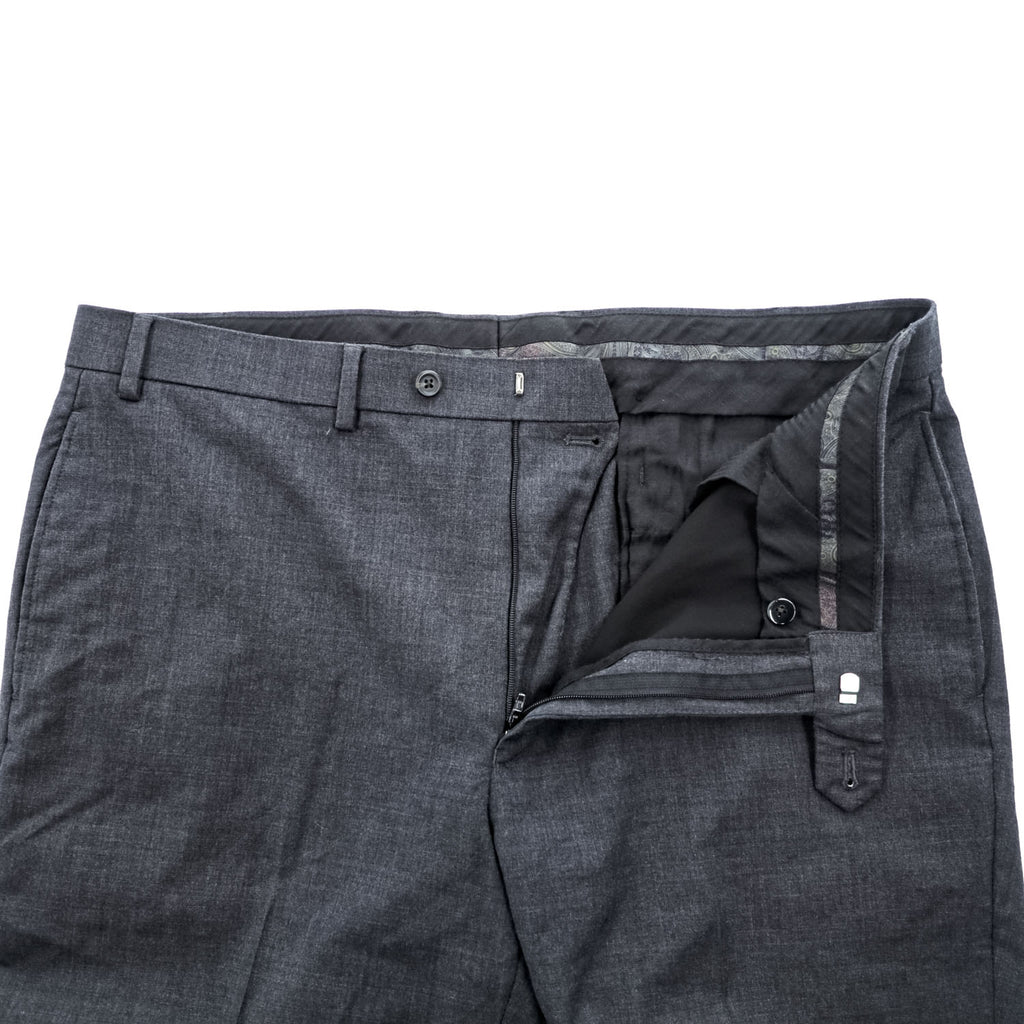 LAUREN RALPH LAUREN High Performance Wool Dress Pants Charcoal Gray 38W/32L Made in India