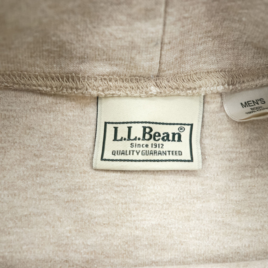 L.L.Bean Men's Mock Neck Long Sleeve T-Shirt XL Regular Made in El Salvador