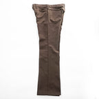 70s Wrangler Wrancher 00082BN Made in USA Brown Bootcut Pants W34 L33