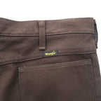 70s Wrangler Wrancher 00082BN Made in USA Brown Bootcut Pants W34 L33