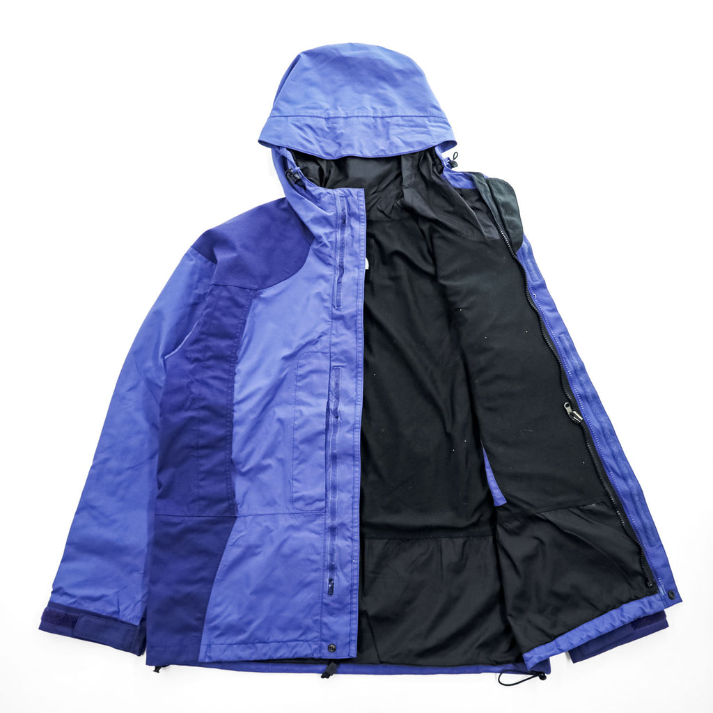 THE NORTH FACE ゴアテックス GORE-TEX マウンテンパーカー シェル レインジャケット M ブルー 防水 ドローコード