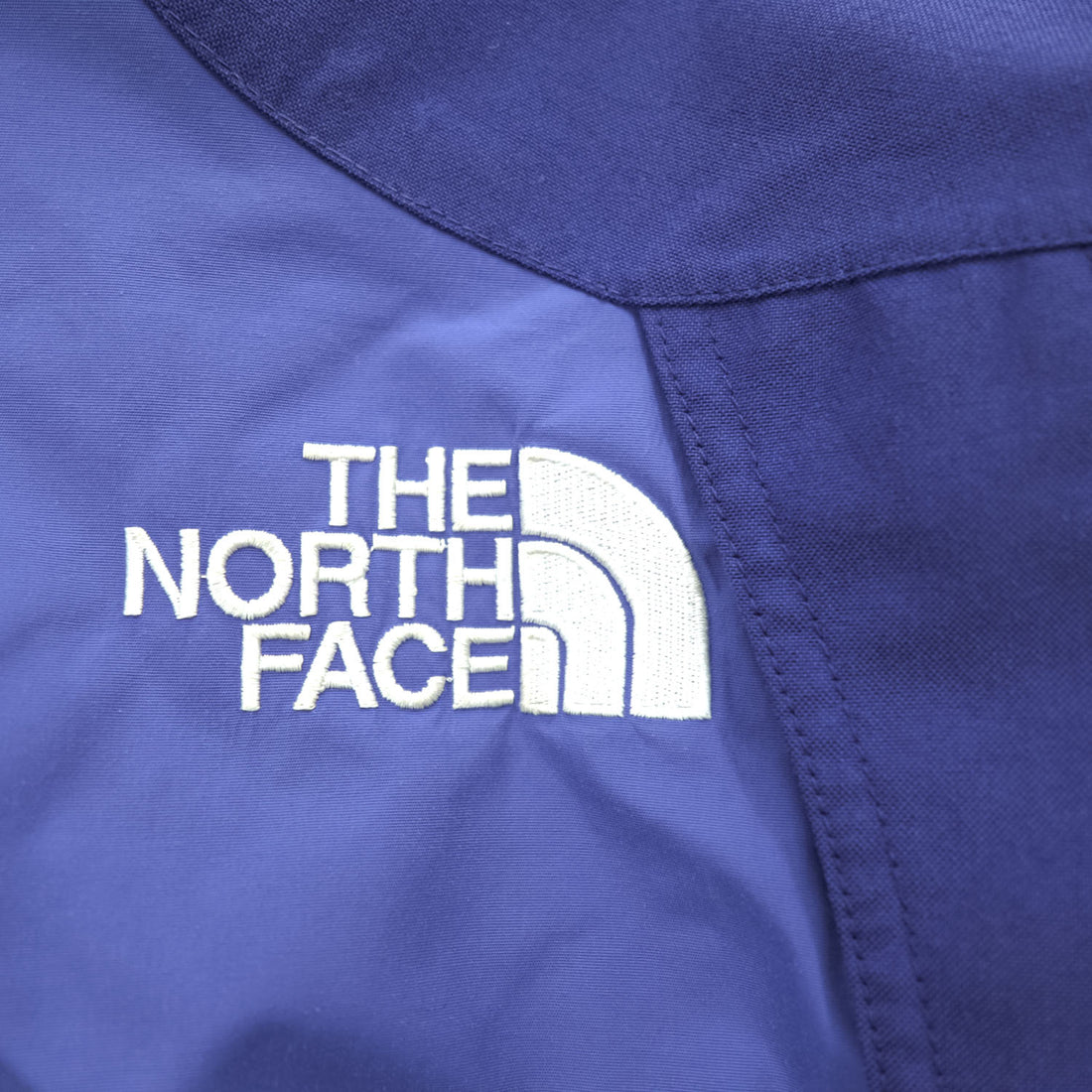 THE NORTH FACE ゴアテックス GORE-TEX マウンテンパーカー シェル レインジャケット M ブルー 防水 ドローコード