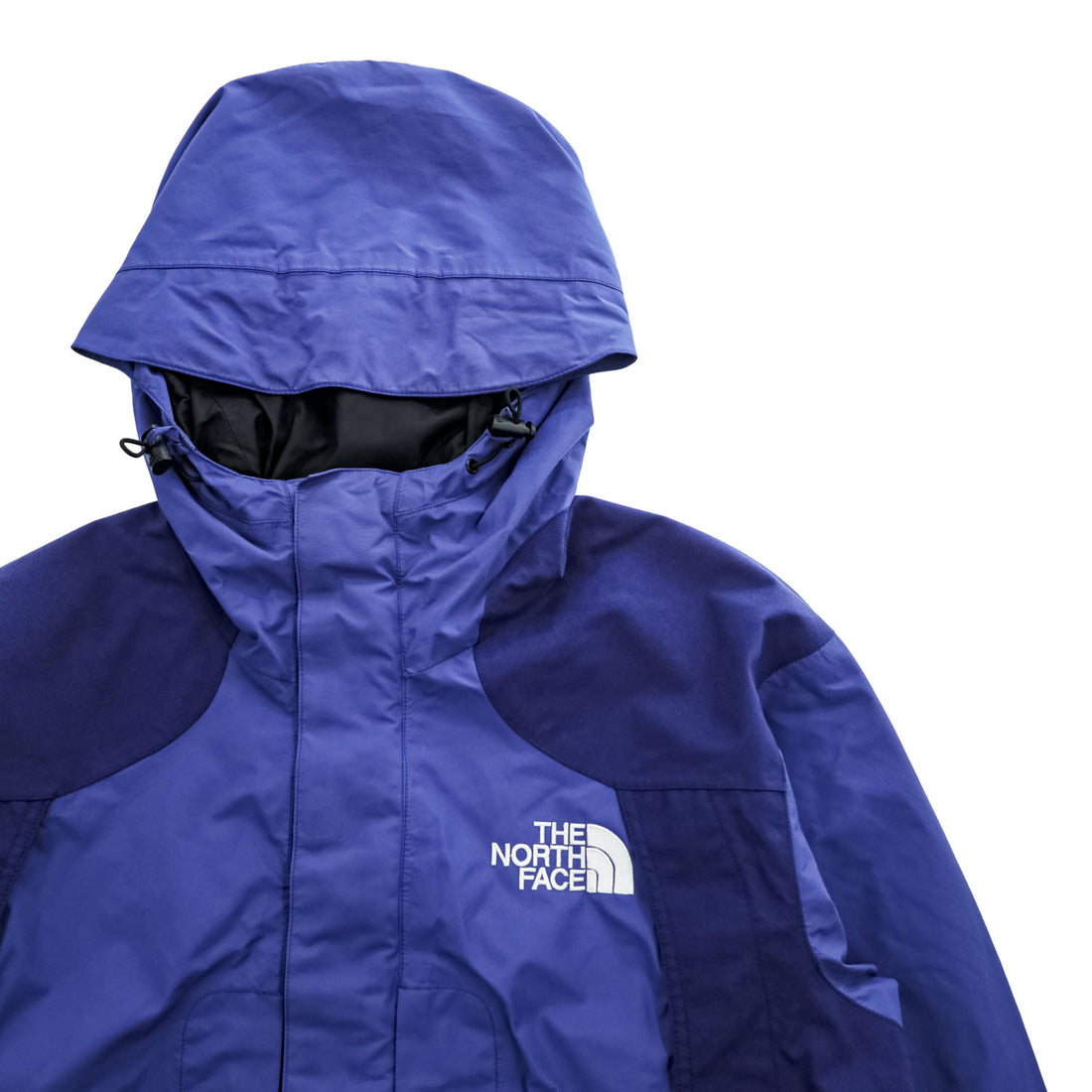 THE NORTH FACE ゴアテックス GORE-TEX マウンテンパーカー シェル レインジャケット M ブルー 防水 ドローコード