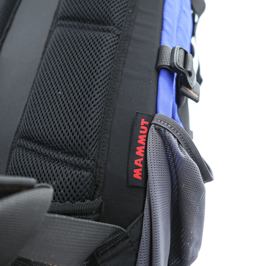 MAMMUT バックパック リュック ブルー ドローコード レインカバー付き