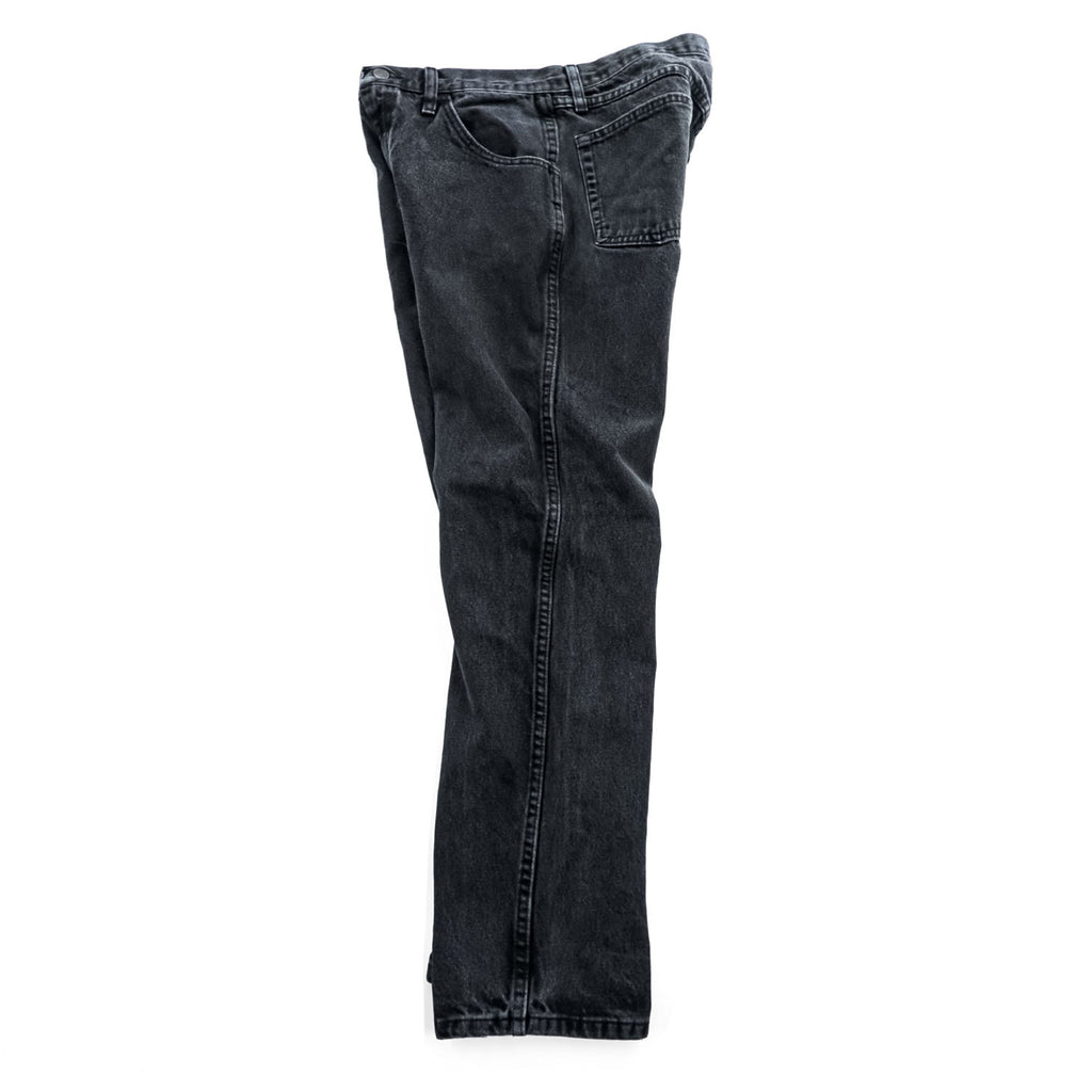 RUSTLER (Wrangler) ブラックデニムパンツ ジーンズ M コットン 87619CB
