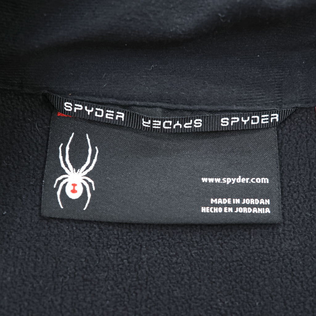 SPYDER ハーフジップ プルオーバー フリースジャケット M ブラック バンディット ハーフジップ ストライク
