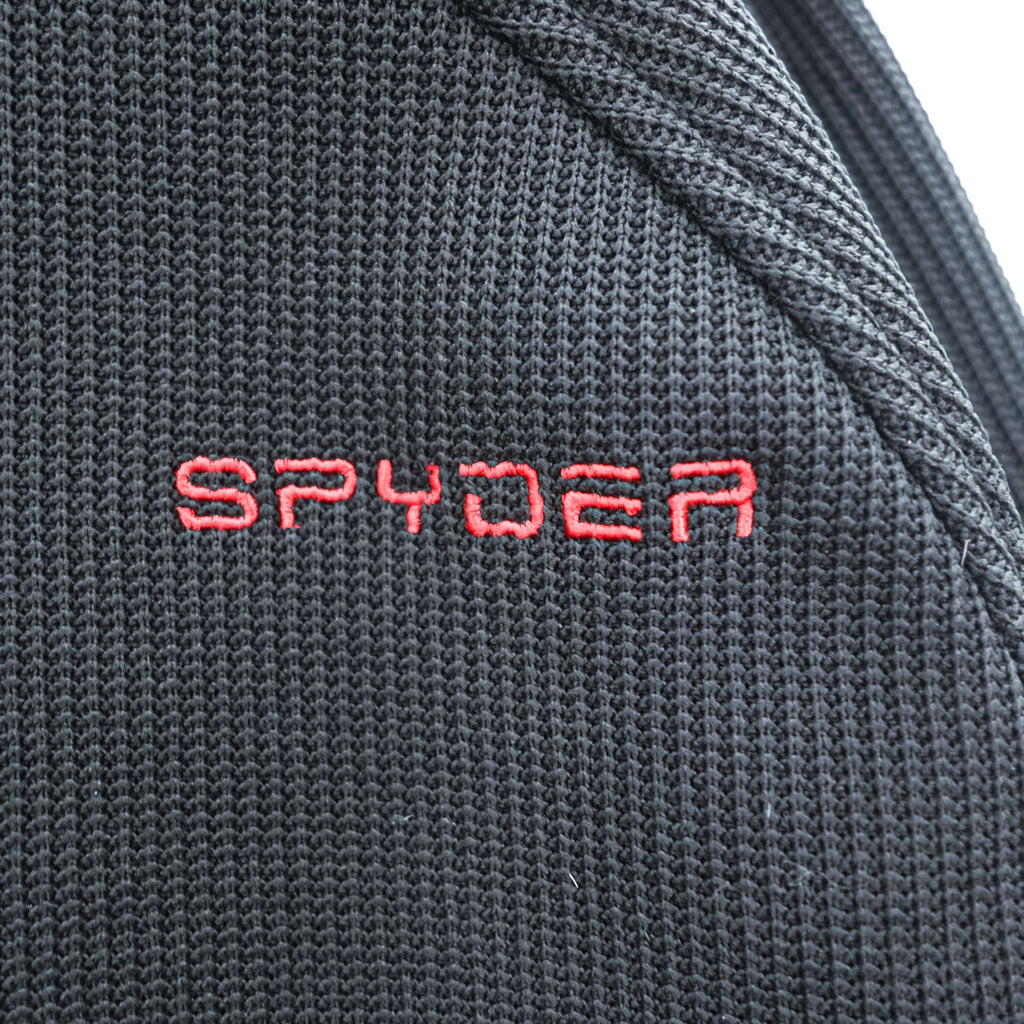 SPYDER ハーフジップ プルオーバー フリースジャケット M ブラック バンディット ハーフジップ ストライク