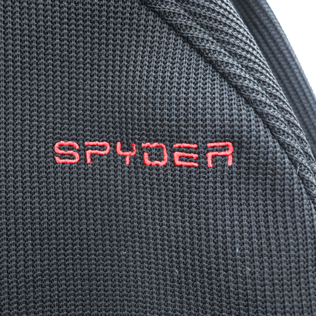 SPYDER ハーフジップ プルオーバー フリースジャケット M ブラック バンディット ハーフジップ ストライク