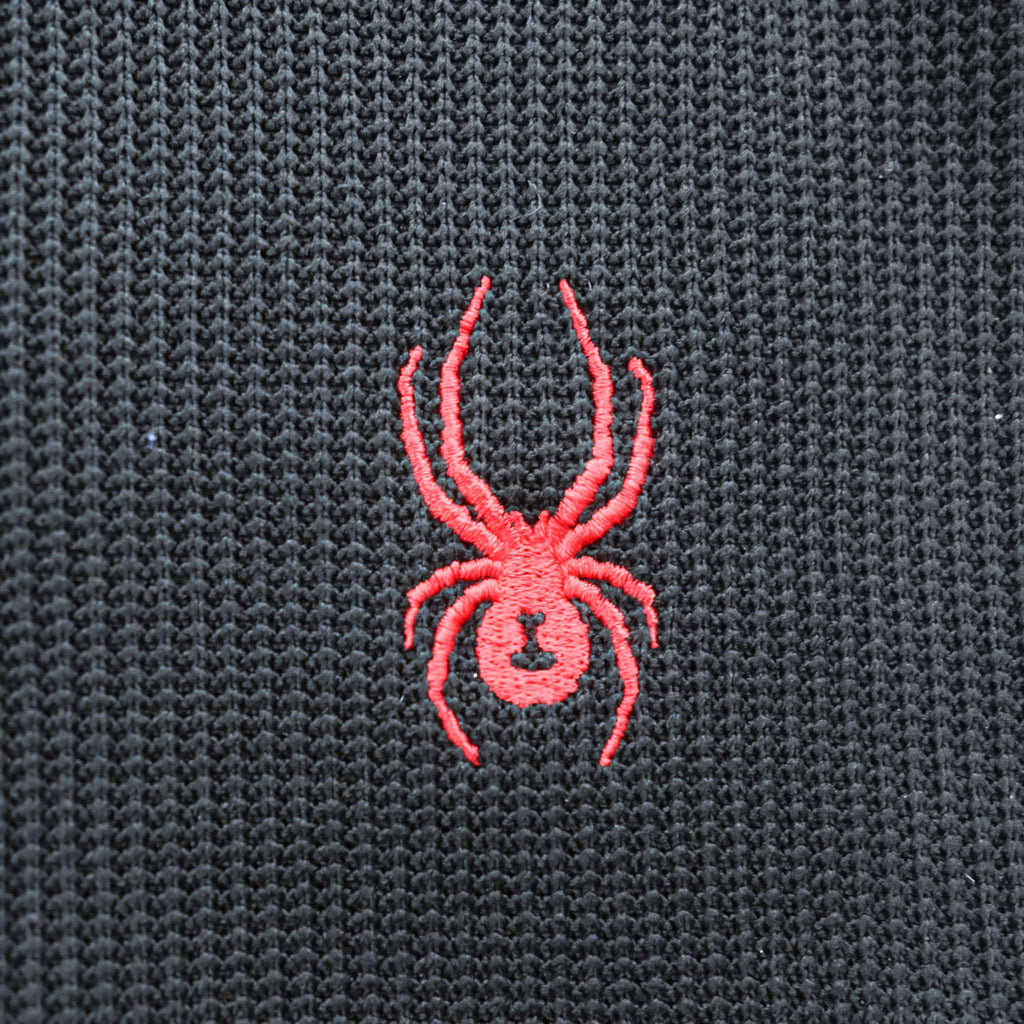 SPYDER ハーフジップ プルオーバー フリースジャケット M ブラック バンディット ハーフジップ ストライク