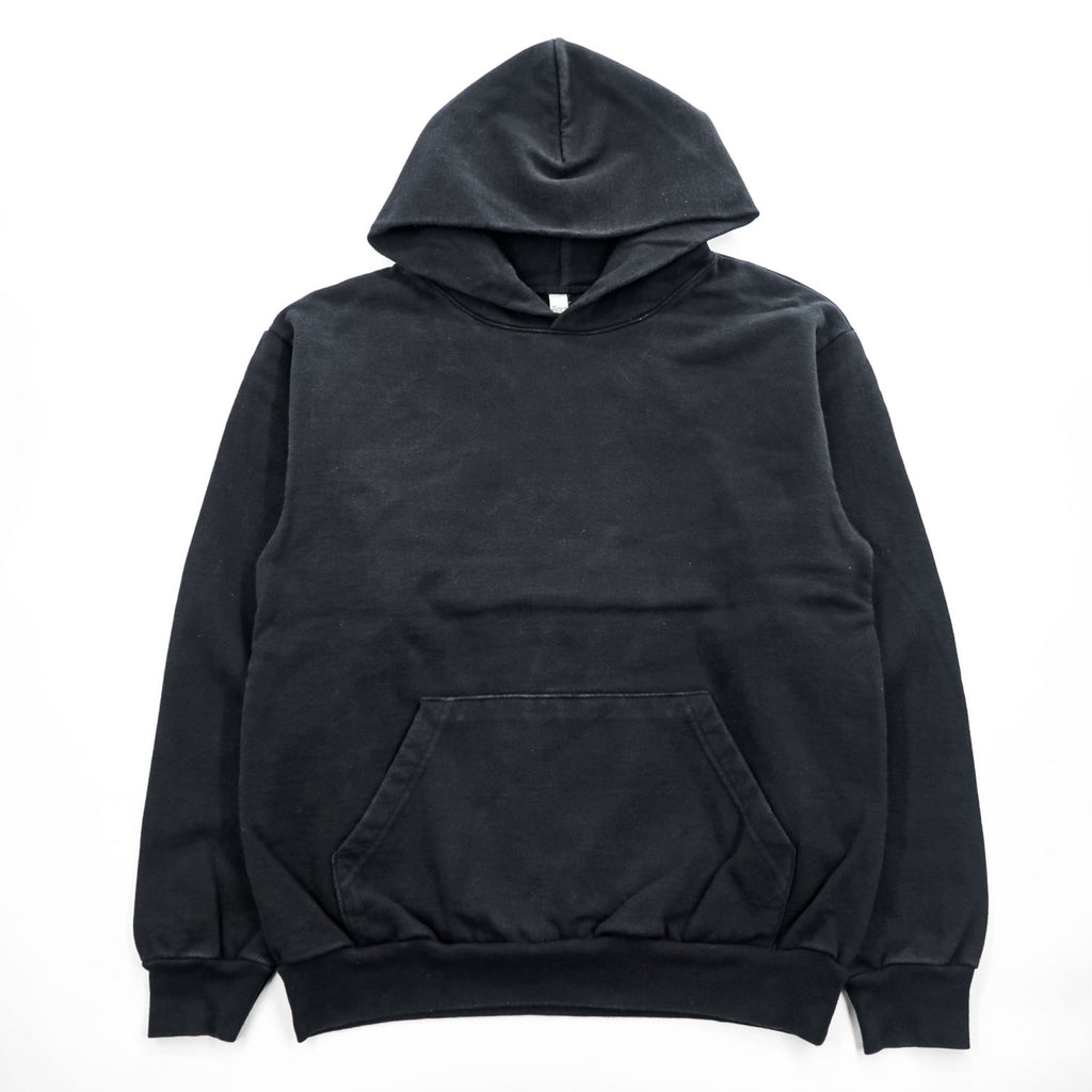LOS ANGELES APPAREL プルオーバー パーカー USA製 14OZ HEAVY FLEECE M ブラック 裏起毛