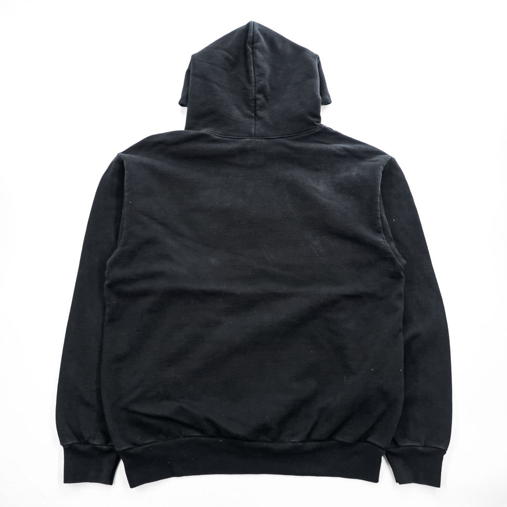 LOS ANGELES APPAREL プルオーバー パーカー USA製 14OZ HEAVY FLEECE M ブラック 裏起毛