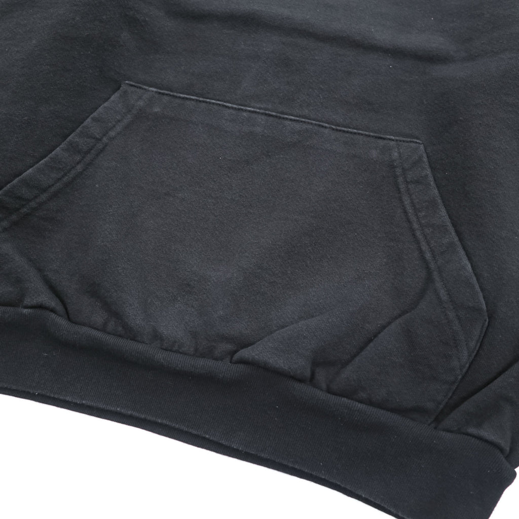 LOS ANGELES APPAREL プルオーバー パーカー USA製 14OZ HEAVY FLEECE M ブラック 裏起毛
