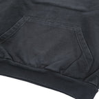 LOS ANGELES APPAREL プルオーバー パーカー USA製 14OZ HEAVY FLEECE M ブラック 裏起毛