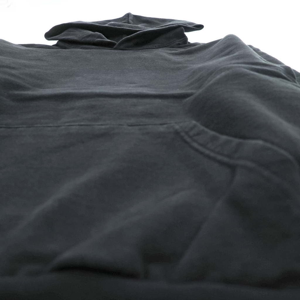 LOS ANGELES APPAREL プルオーバー パーカー USA製 14OZ HEAVY FLEECE M ブラック 裏起毛