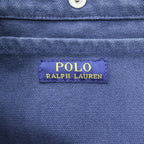 Polo Ralph Lauren ポロベア キャンバス トートバッグ ネイビー スナップボタン 内ポケット