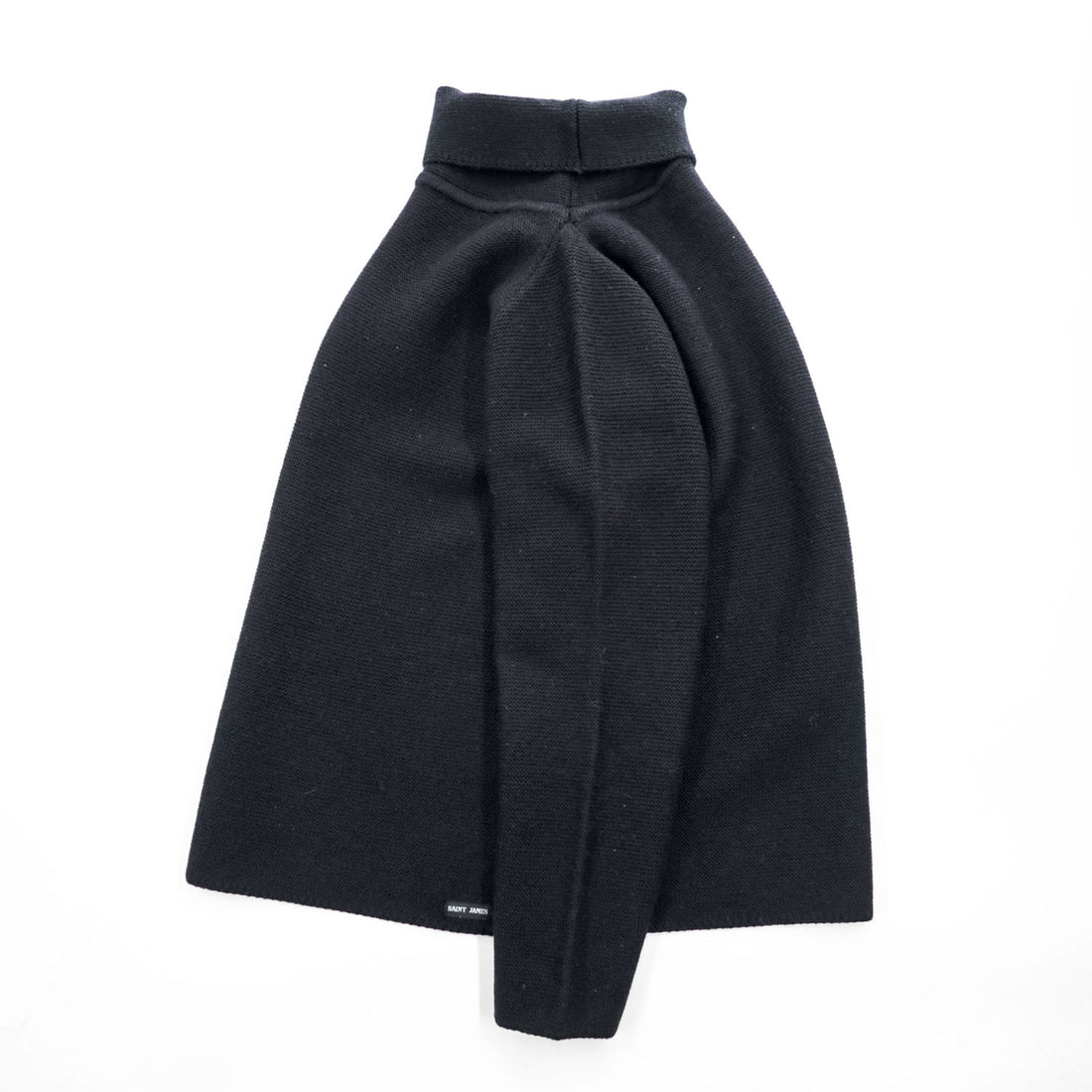 SAINT JAMES フランス製 タートルネック ニット セーター L ブラック