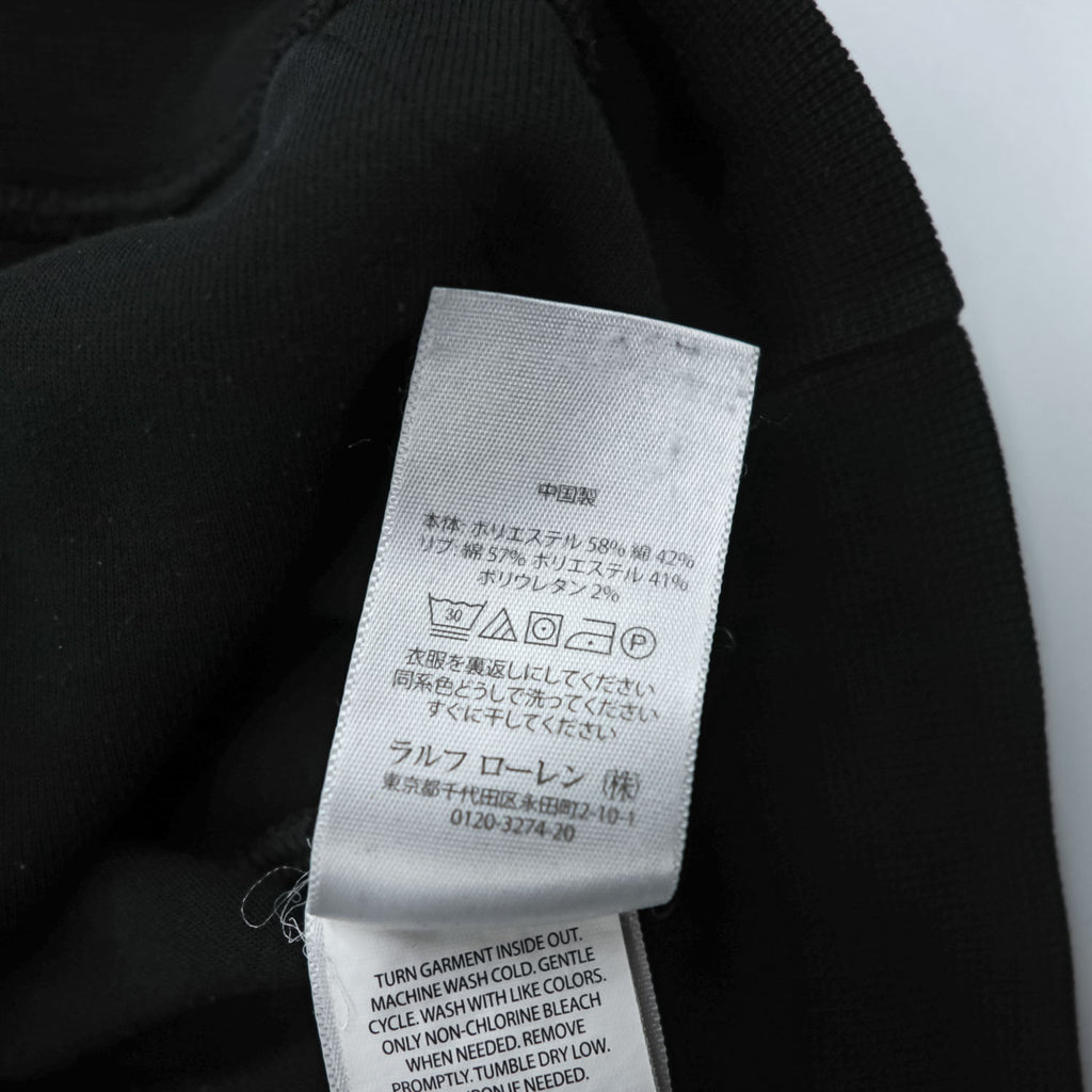 Polo Ralph Lauren プルオーバー パーカー S ブラック スモールポニー ロゴ 刺繍 カンガルーポケット