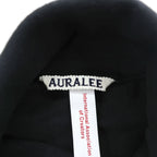 AURALEE 長袖 タートルネック ロングスリーブ Tシャツ SEAMLESS TURTLE NECK L/S TEE ブラック INTERNATIONAL ASSOCIATION of CREATORS