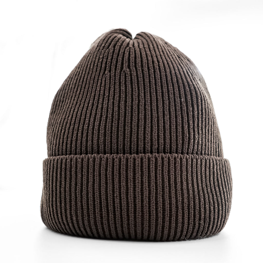 LE ( COMOLI / L'ECHOPPE )  ビーニー ニット帽 KNIT CAP ブラウン25-096-053-1001-3-0