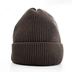 LE ( COMOLI / L'ECHOPPE )  ビーニー ニット帽 KNIT CAP ブラウン25-096-053-1001-3-0