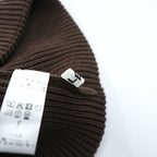 LE ( COMOLI / L'ECHOPPE )  ビーニー ニット帽 KNIT CAP ブラウン25-096-053-1001-3-0
