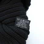 Schott NYC コットン リブニット ラグラン セーター M ブラック GANGSTAR 3