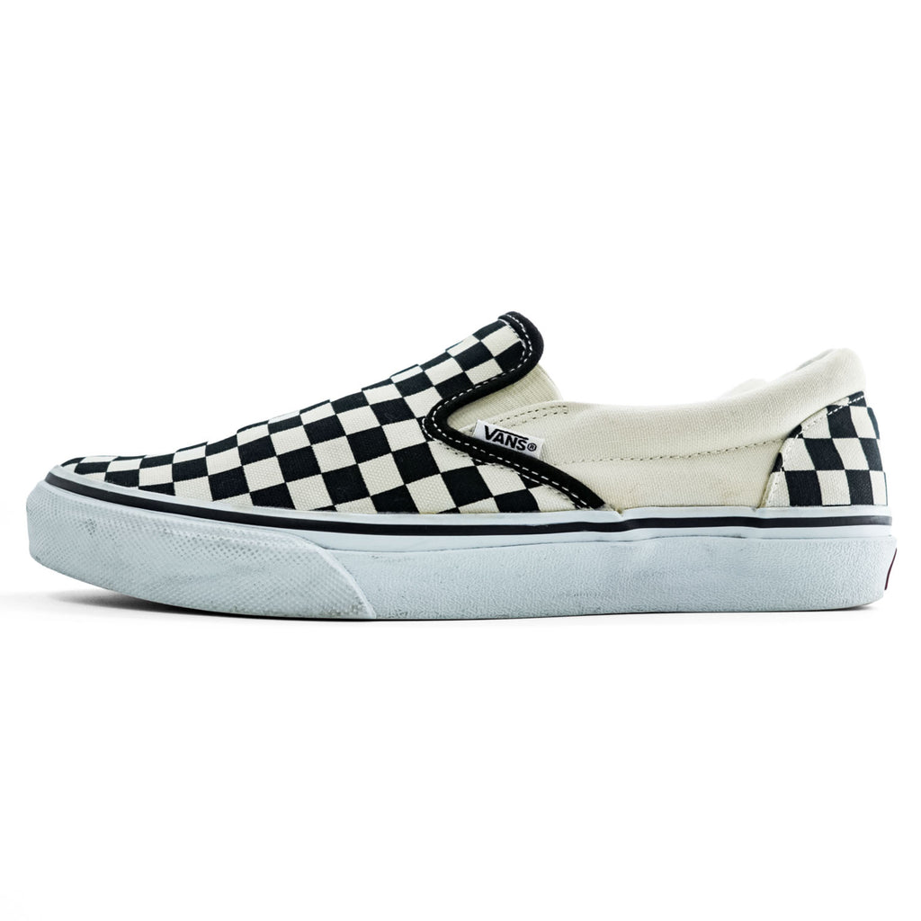 VANS クラシック スリッポン SLIP-ON スニーカー 26.5cm キャンバス チェッカーフラッグ V98CLA 466091-0001