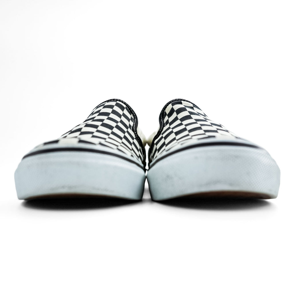 VANS クラシック スリッポン SLIP-ON スニーカー 26.5cm キャンバス チェッカーフラッグ V98CLA 466091-0001
