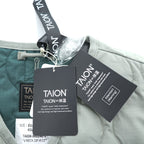 TAION V NECK ZIP VEST Down Vest Dark Sage Green Size S 2024FW