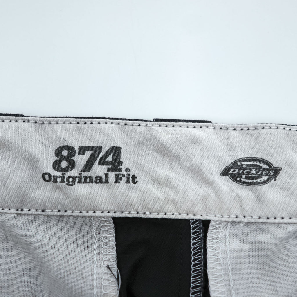Dickies 874 Original Fit 20s Black Work Pants 32x32 Made in Mexico