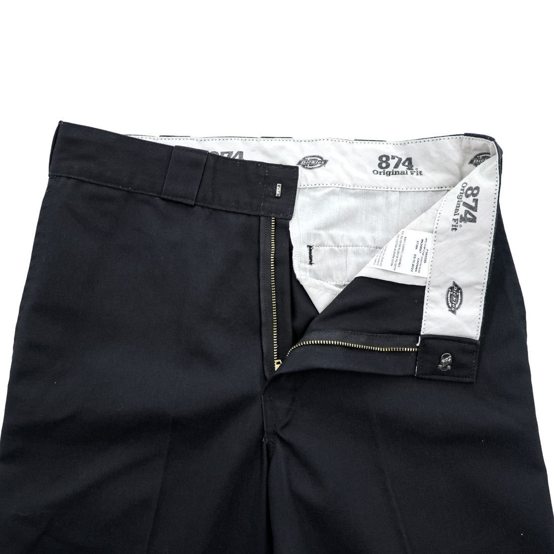 Dickies 874 Original Fit 20s Black Work Pants 32x32 Made in Mexico