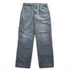 Dickies ダック地 ワークパンツ L フェードグレー キャンバス