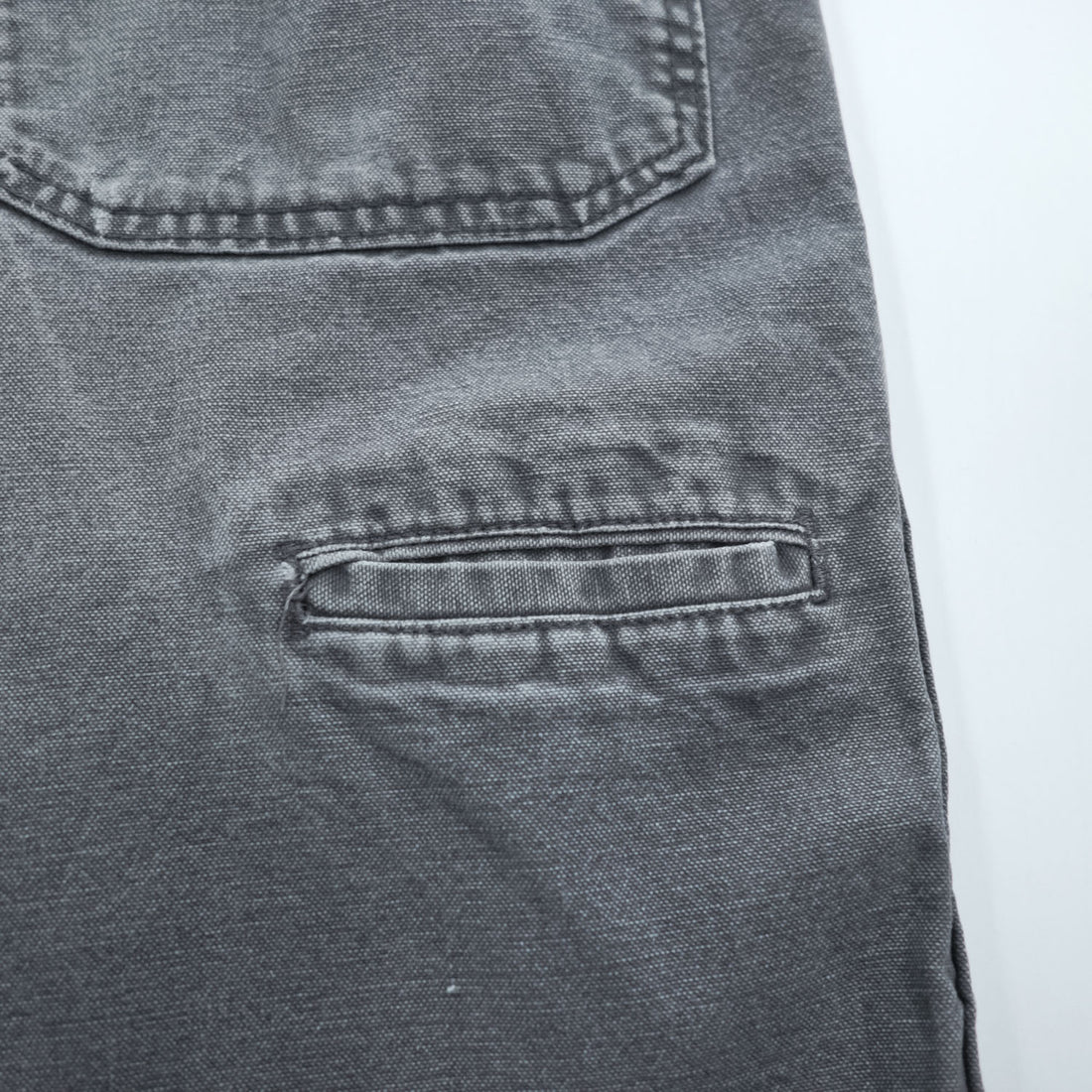 Dickies ダック地 ワークパンツ L フェードグレー キャンバス