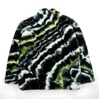 Sasquatchfabrix. 日本製 ファーコーチジャケット L マルチカラー フェイクファー FUR COACH JACKET ドローコード 21AW-JKH-003