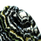 Sasquatchfabrix. 日本製 ファーコーチジャケット L マルチカラー フェイクファー FUR COACH JACKET ドローコード 21AW-JKH-003