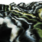 Sasquatchfabrix. 日本製 ファーコーチジャケット L マルチカラー フェイクファー FUR COACH JACKET ドローコード 21AW-JKH-003
