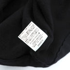 agnes b. HOMME 日本製 カーディガンプレッション スナップボタン M ブラック 裏起毛 ET84M001 H19