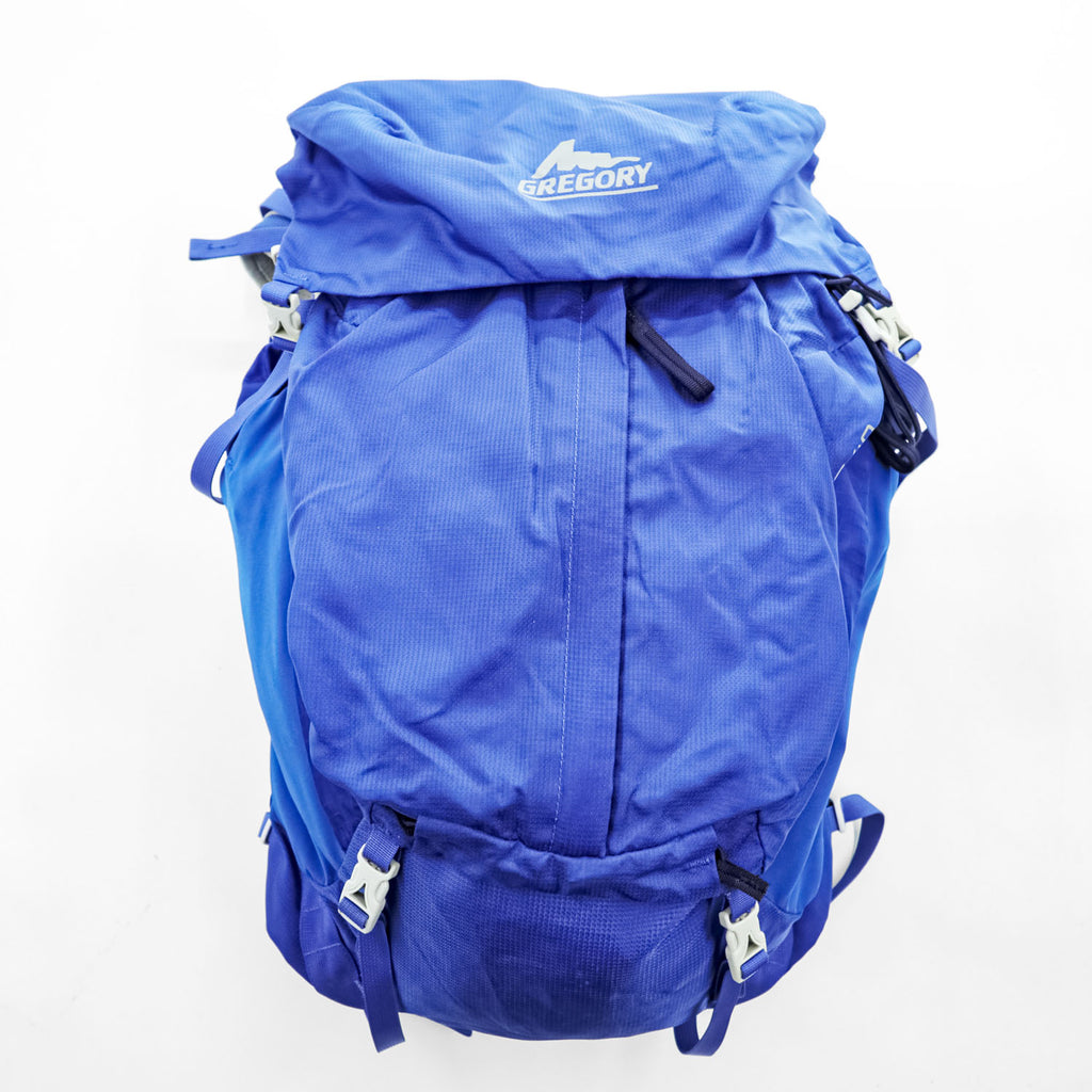 Gregory Z40 Hiking Backpack Blue Size S Ventilated Mesh Back Rain Cover 40L
