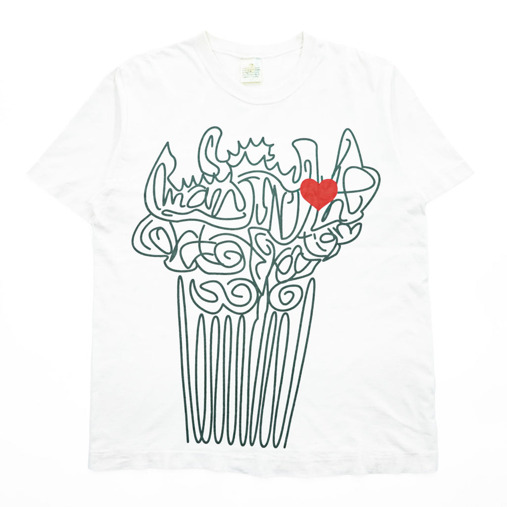 BRU NA BOINNE T-Shirt M White Double-Sided Print Single Stitch